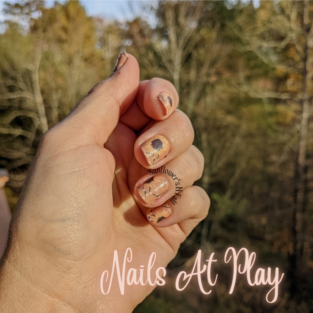 5 for $15 Nail Wrap - Sunflowers n' the Fall